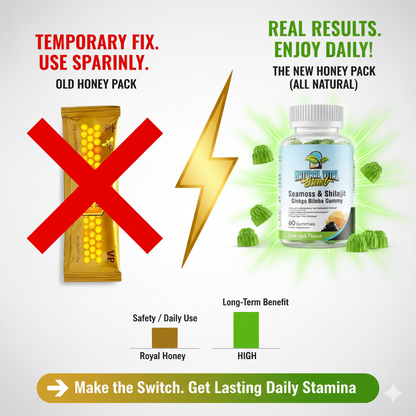 Sea moss Male Performance Gummies - Apple