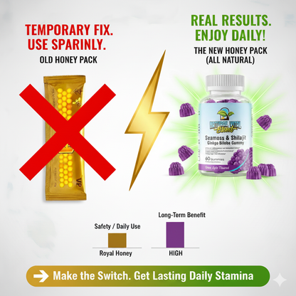 Sea moss Male Performance Gummies