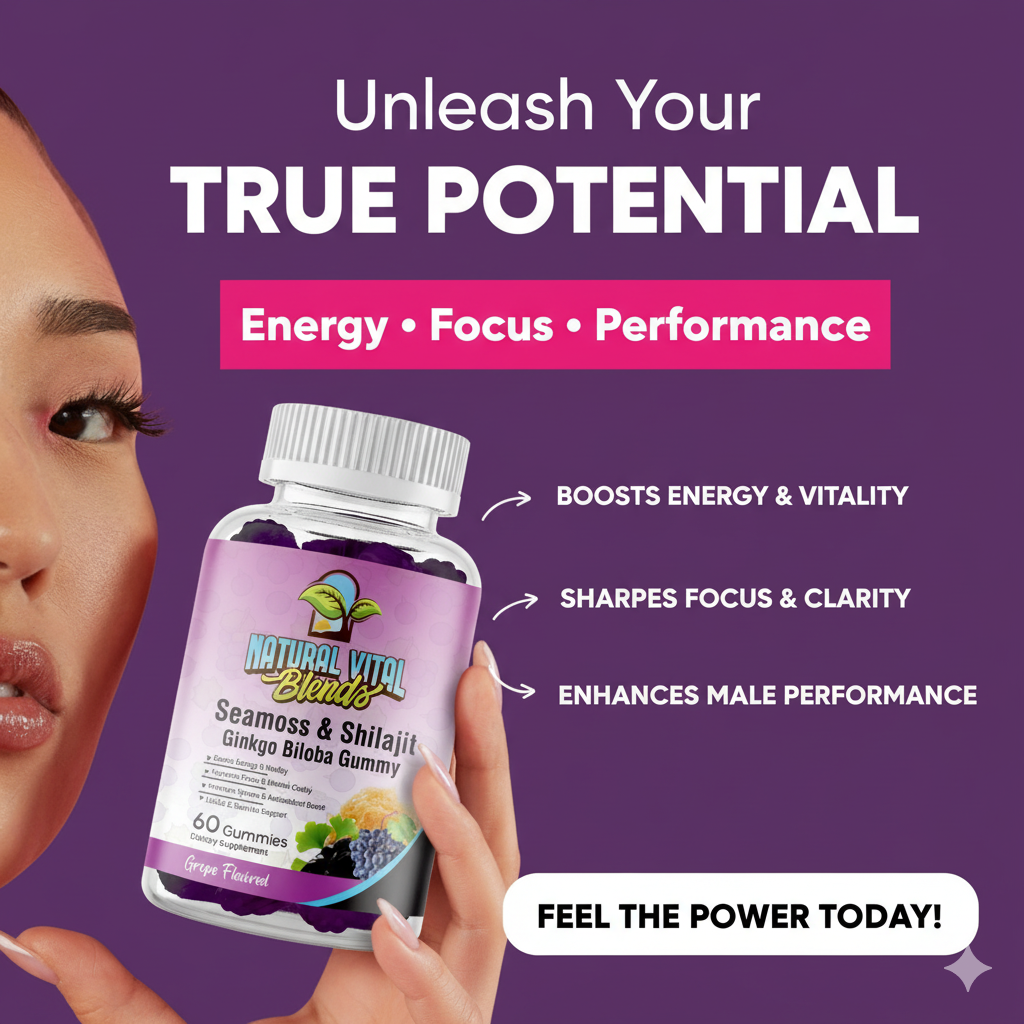 Sea moss Male Performance Gummies